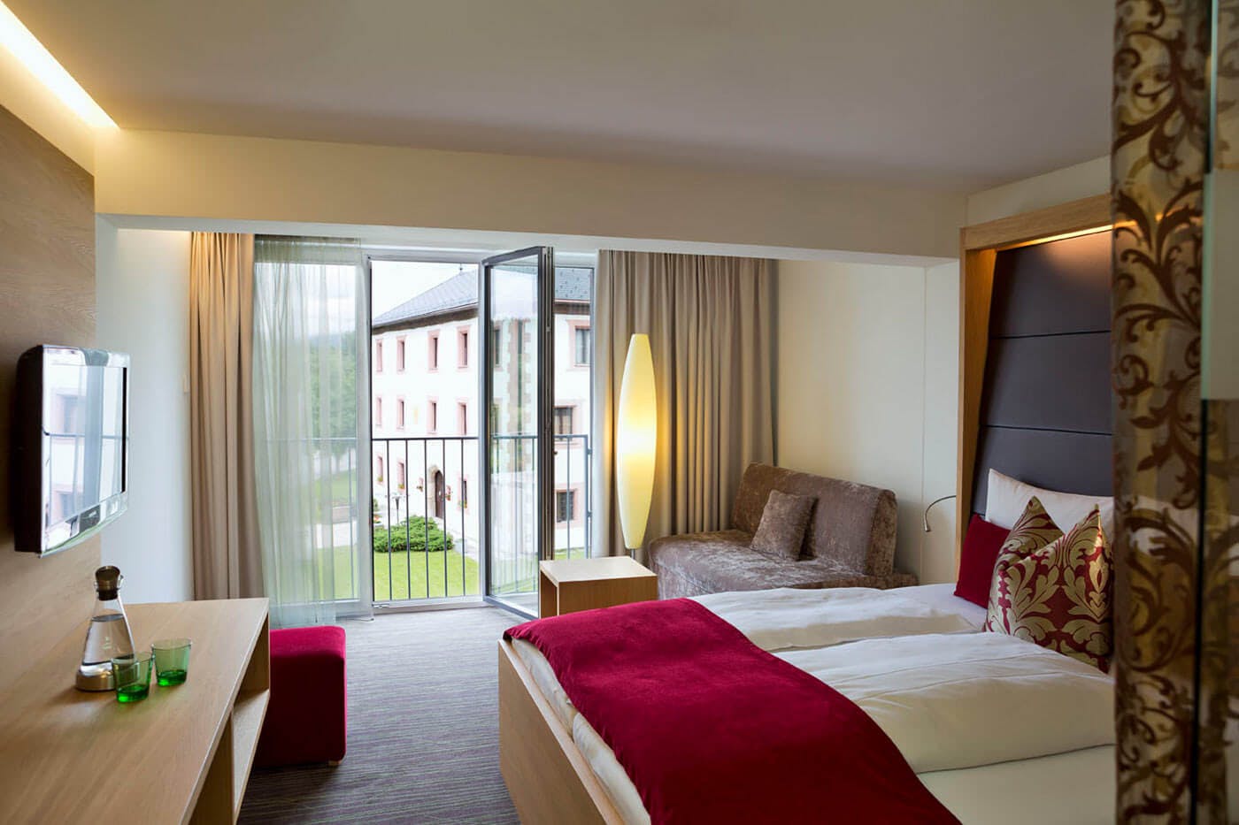 Chambre double vue château