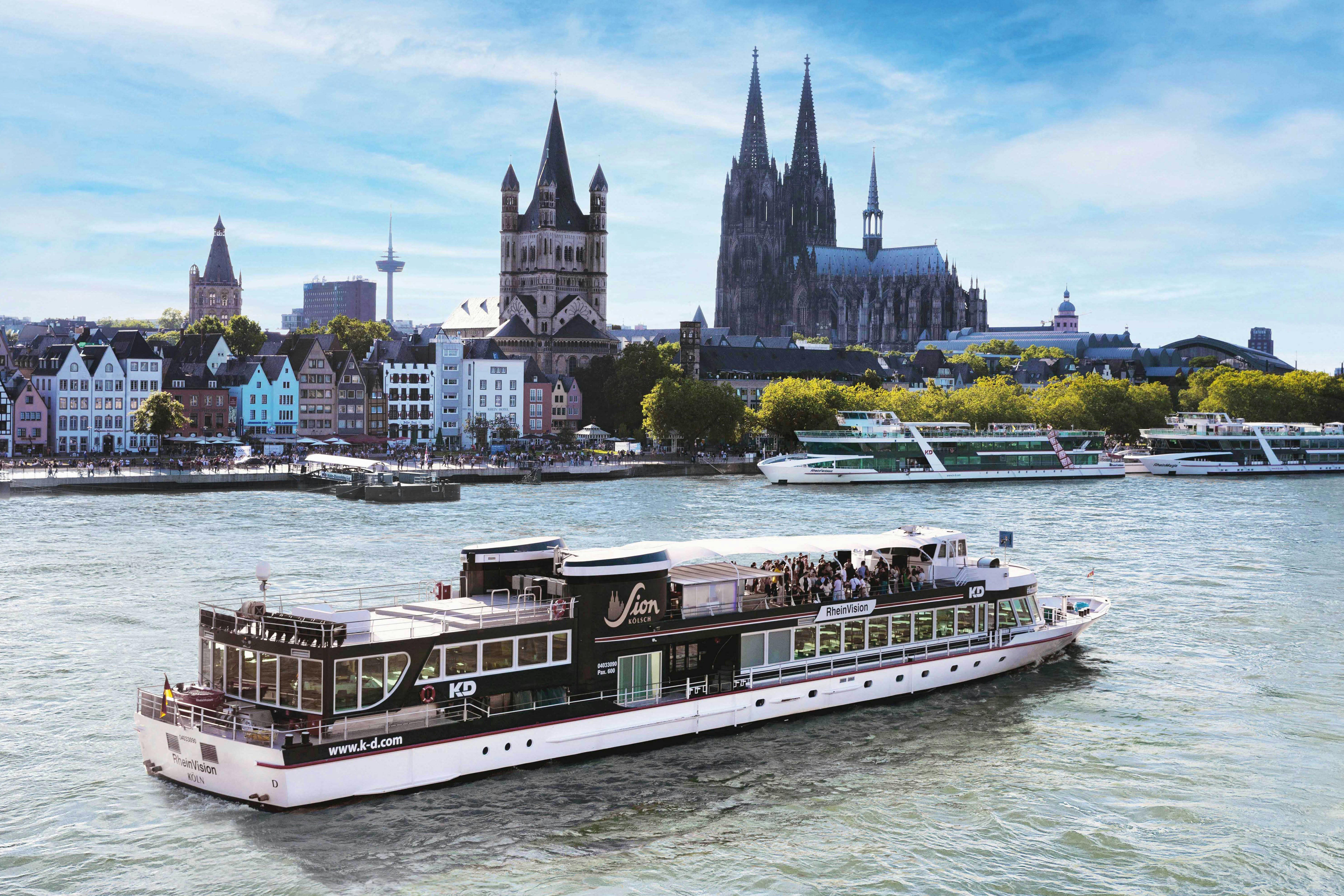 Découvrir Cologne – avec une croisière panoramique