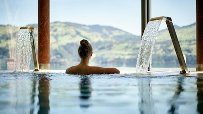 Jacuzzi au Belvédère Strandhotel
