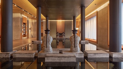 Espace spa du The Chedi Andermatt