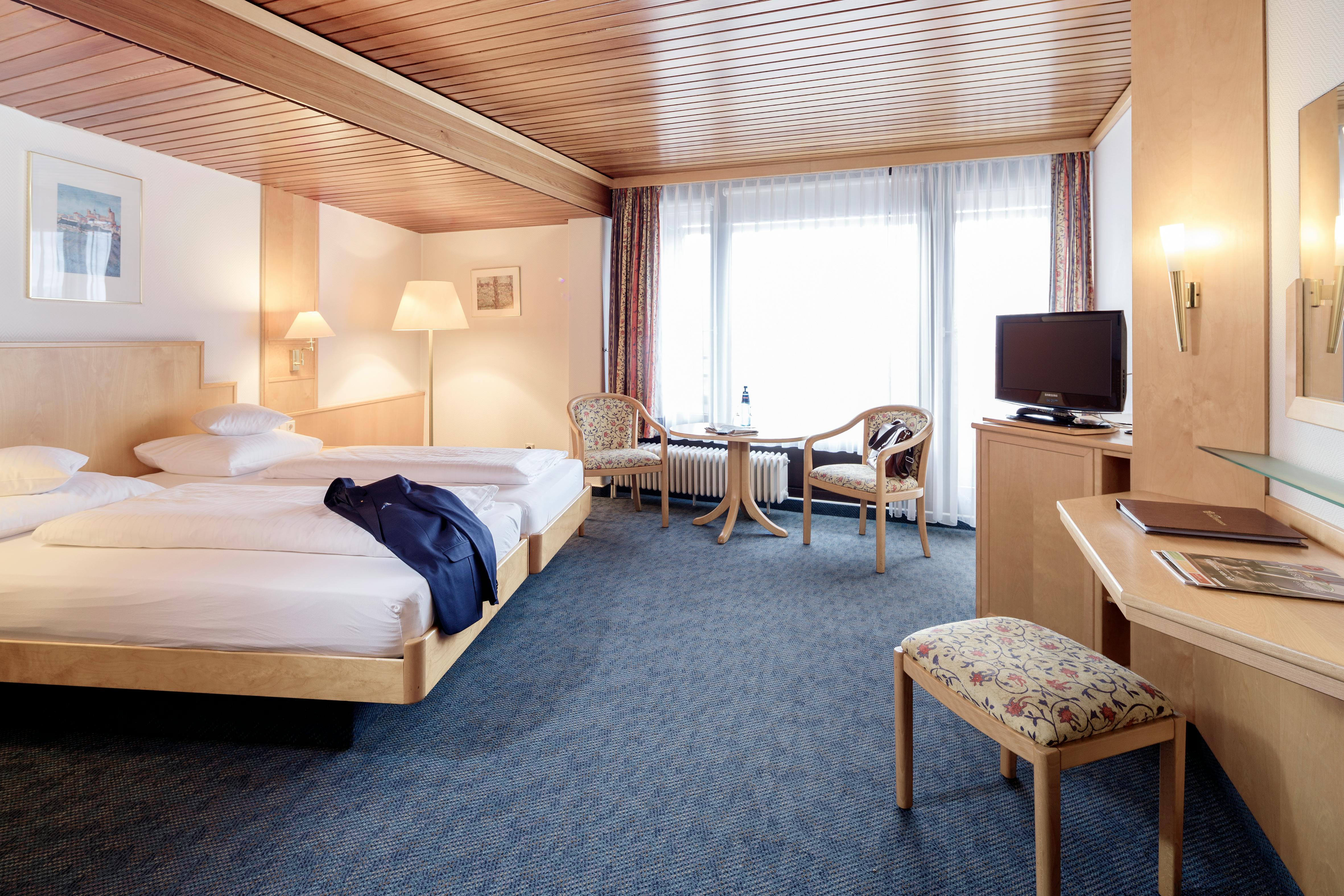 Doppelzimmer Komfort mit Rheinblick