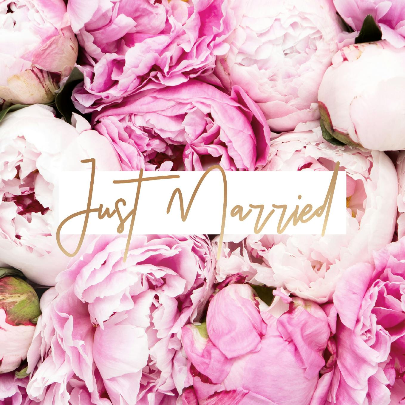 Just Married PDF pivoines