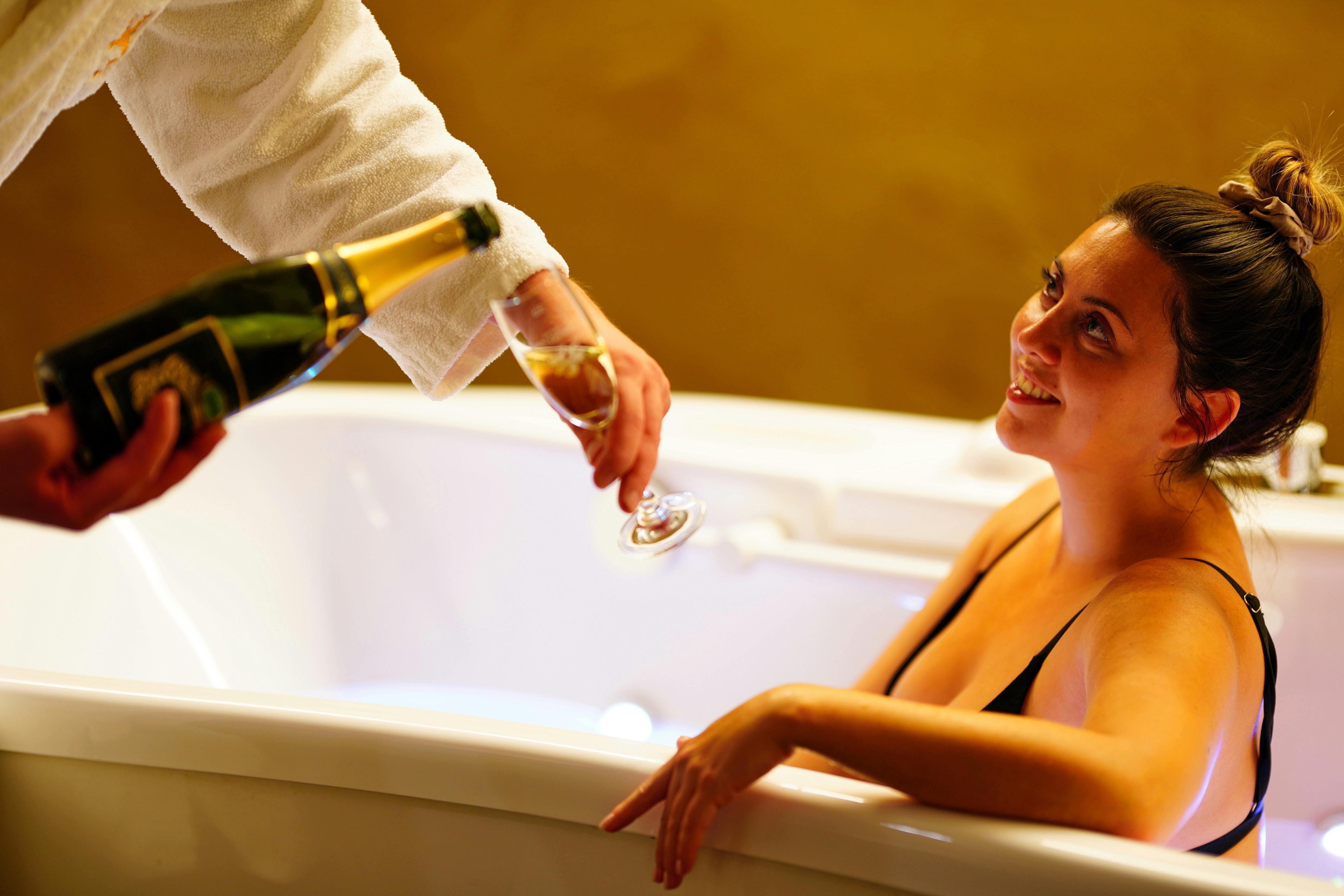 Bad zu zweit im Private Spa