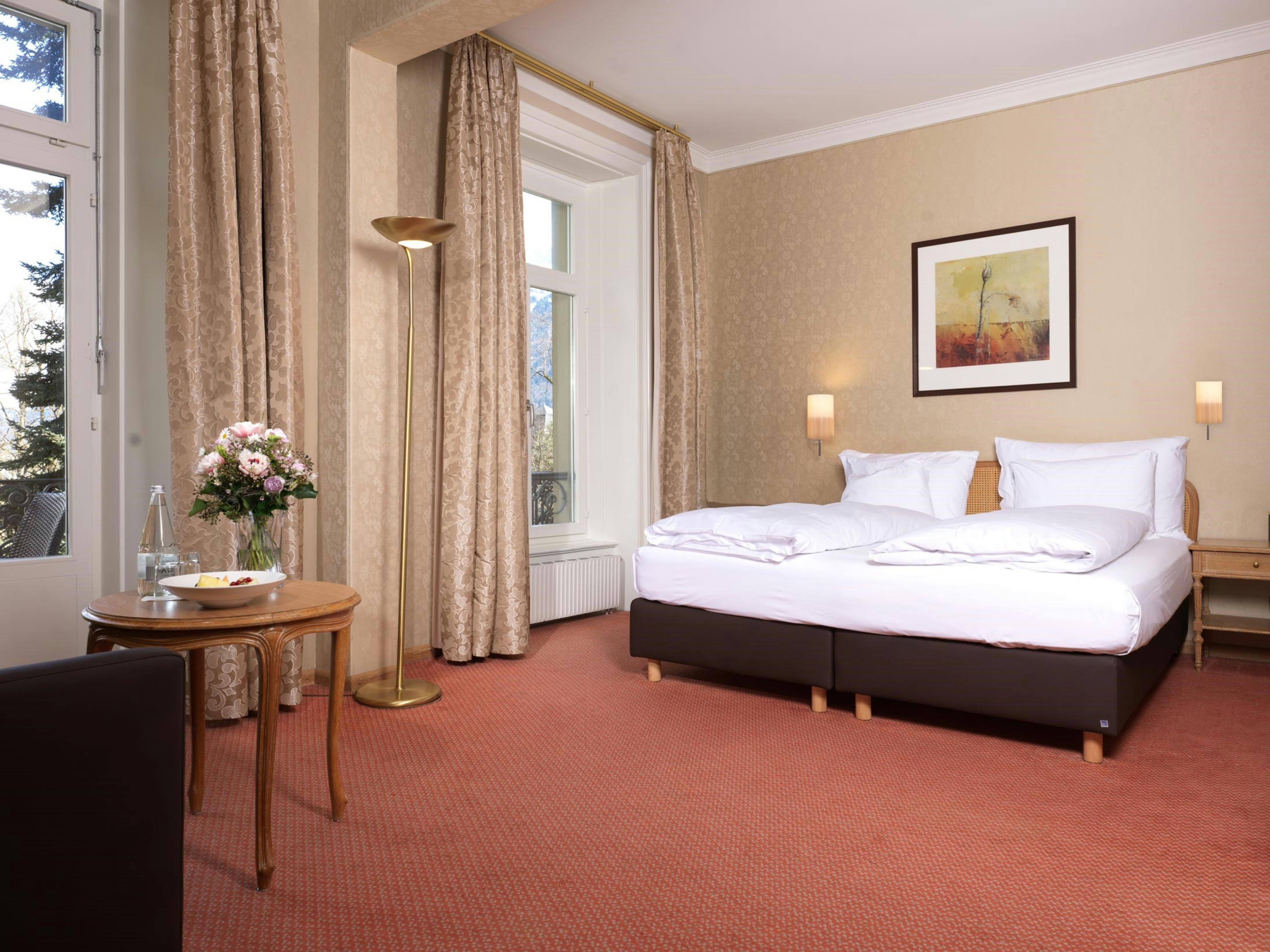 Chambre double avec vue sur la rivière