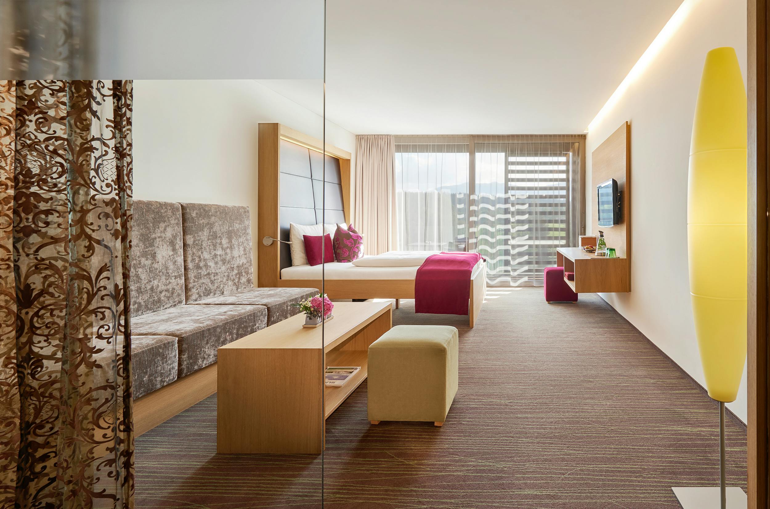 Chambre double vue lac