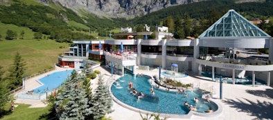Wellness in der Leukerbad Therme
