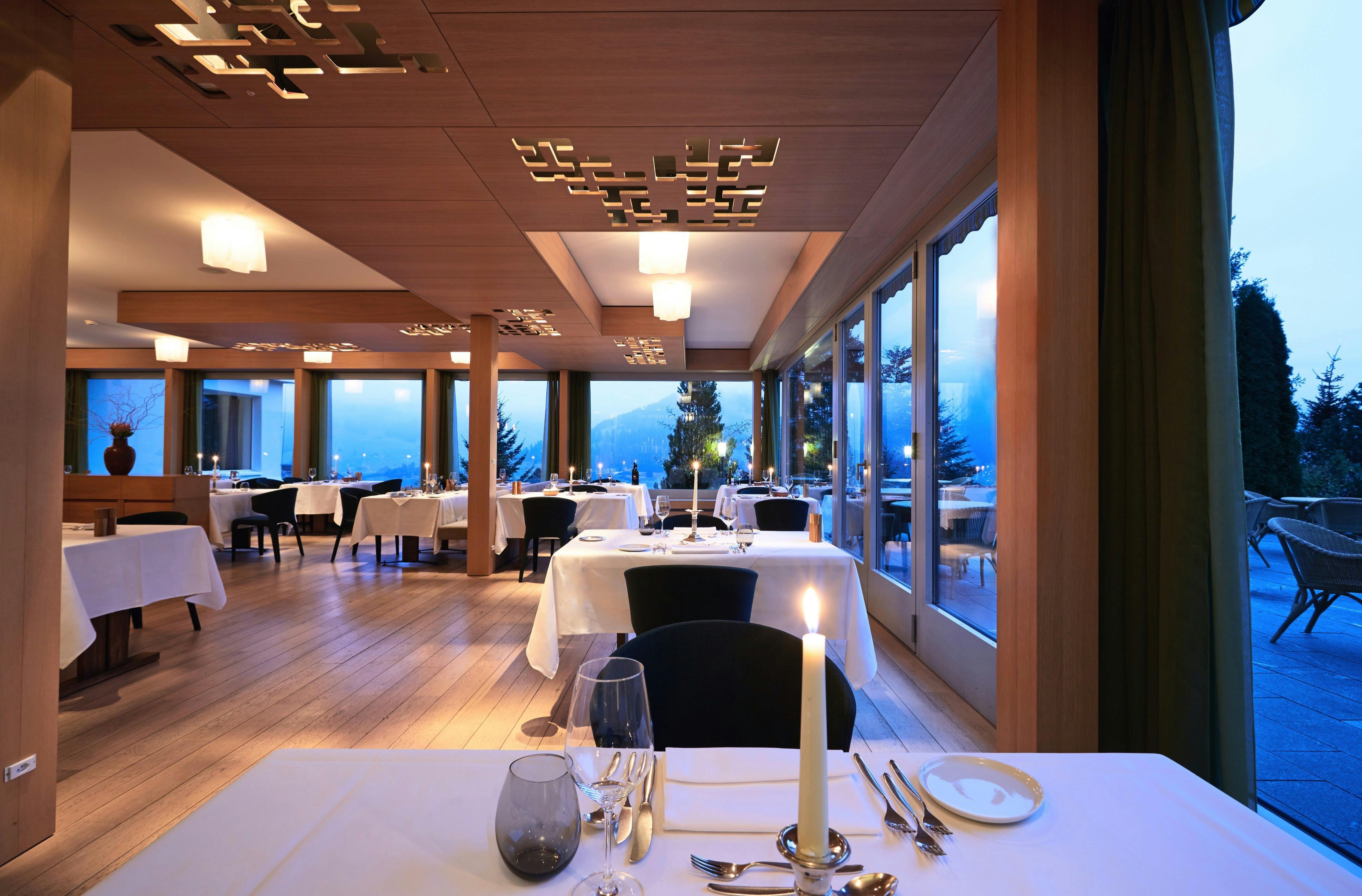 Frühstück im Restaurant "belle vue"