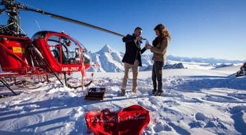 Helikopterflug , Gletscherlandung & Victoria-Jungfrau